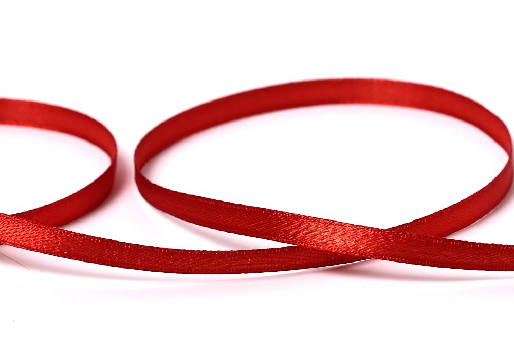 Лента атласная 1-сторонняя 6.0 мм / 33±2 метра, 123 коричнево-бордовый, Gamma