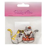 Термоаппликация "Мультяшные котики", 8.4х4.7см