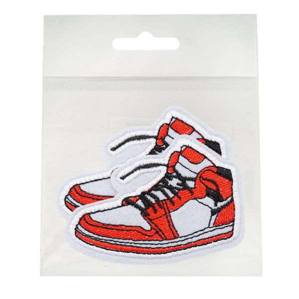 Термоаппликация КРОСЫ 80х60мм (Red (красный)), 2 шт, LA581