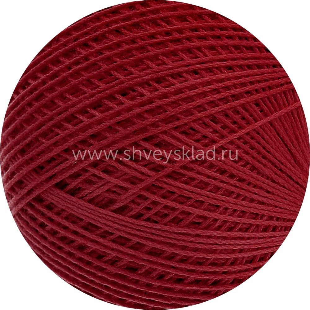 Пряжа ПНК им.Кирова Роза / уп.6 мот. по 50 г, 330м, 0904 красный