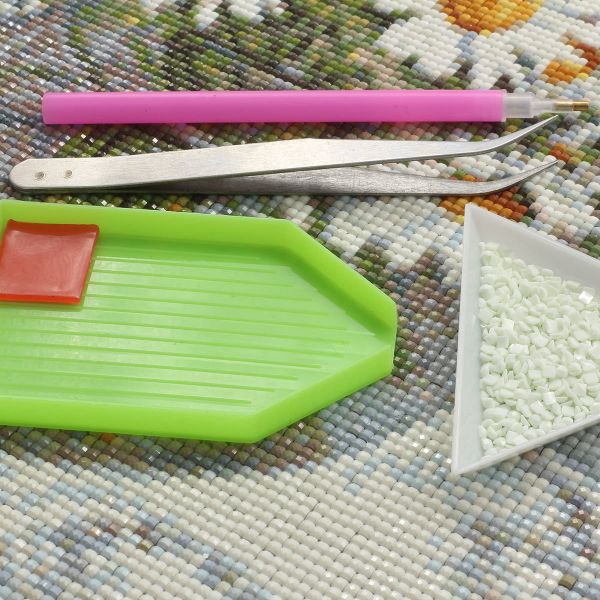 Алмазная (кристальная) мозаика Cristyle, Ромашки, 30х40 см