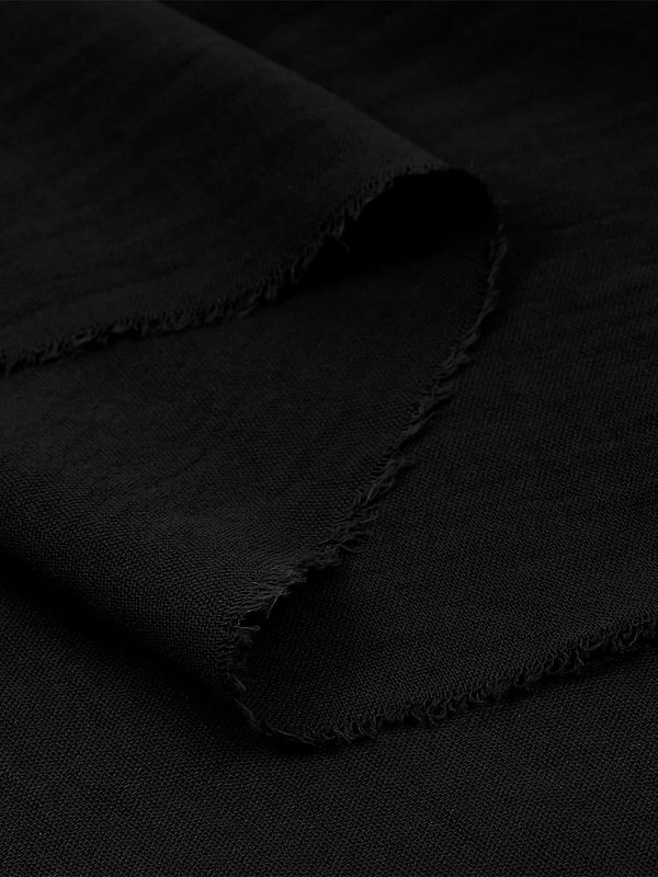 Лен Манго 160 г/м², 150 см / 25 метров, TBY.Mg.14, цв.черный