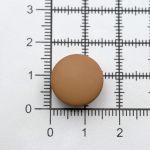 Пуговицы на ножке 24L (15мм) (Brown (коричневый)) NE68, 72 шт
