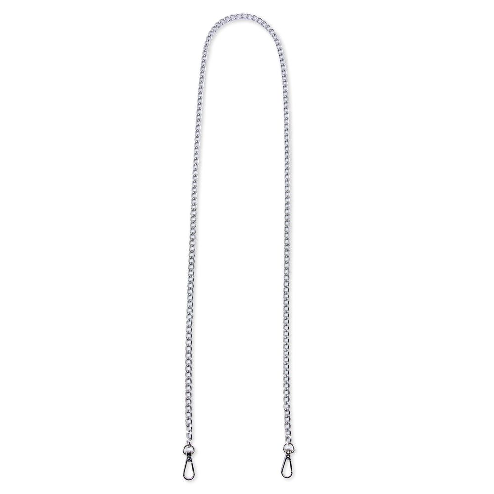 Цепочка для сумки 120х0.8 см, 1 шт, №04 под никель, Gamma FER-32