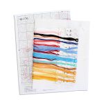 Набор для вышивания нитками МП Студия, Весёлое купание 14х20см