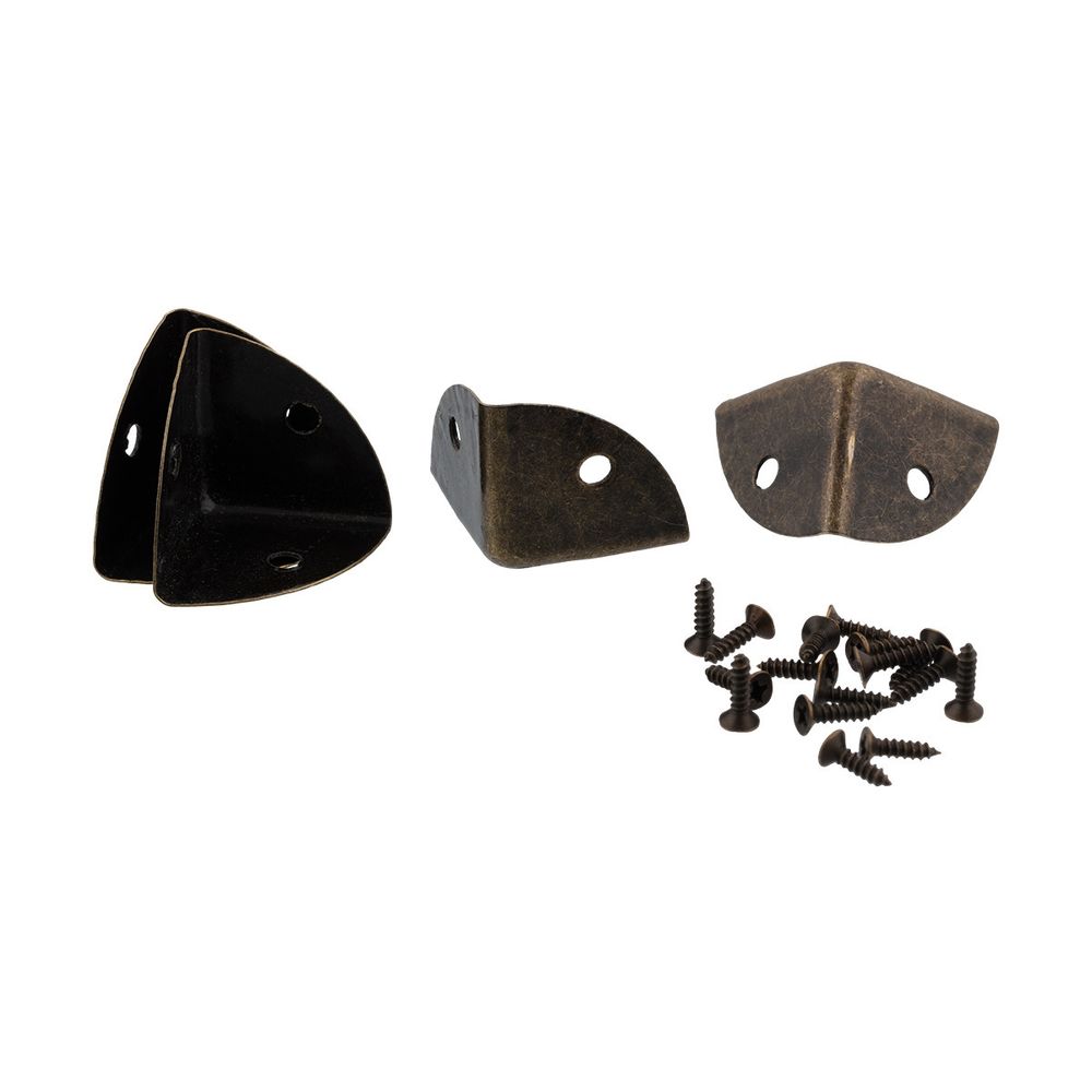 Уголок для шкатулок 2.5х2.5 см, 1 шт, 01 бронза, Промысел WF-010