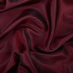 Ткань подкладочная (таффета) с рисунком 96 г/м², 100х145 см, 117 т.красный (абстрактный), Gamma JTR