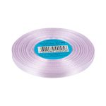 Лента атласная 1-сторонняя 6.0 мм / 33±2 метра, №080 сиреневый, в термоплёнке, Gamma
