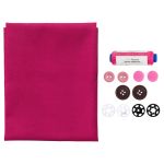 Швейный набор Школьный №1, 10 предметов, ШК-04 малиновый, Gamma NSO-10