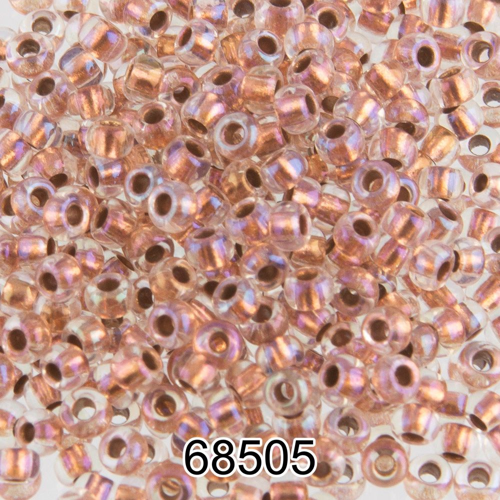 Бисер Preciosa 10/0 (2.3 мм), 500 г, 68505 (Ф575) медный