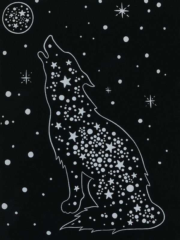 Набор для творчества Гравюра-блокнот Космические животные, 10х14 см, Hobbius GHPS-04