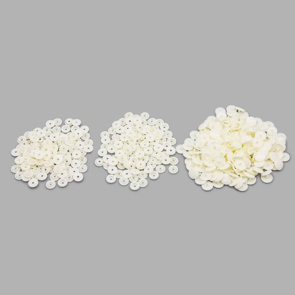 Кнопка рубашечная ⌀12,5/10мм пластик (≈100 шт) New Star (102 айвори)