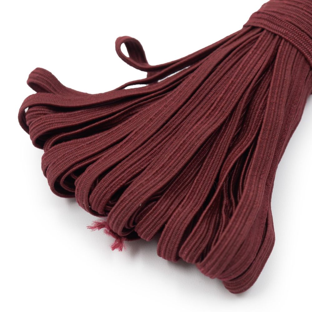 Резинка бельевая (стандартная) 4.0 мм / 10 метров, р.9074, бордовый, С3560Г17