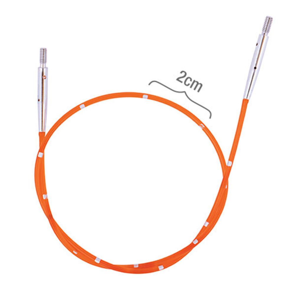 Тросик для съемных спиц Knit Pro SmartStix (заглушки 2шт, ключик), длина 94 (120) см, 42176