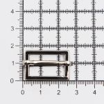 Рамка регулировочная металл литая с подвижной планкой 20 мм /25х17 мм, ⌀2.5 мм/, никель, 4 шт