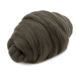 Шерсть для валяния Троицкая мериносовая тонкая 100%, 100 г, 529 эвкалипт