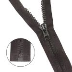 Молния трактор Arta Т6 (6 мм) 1 зам., разъем., 45 см, ОПТ. УП. 25 ШТ., 068 т.коричневый