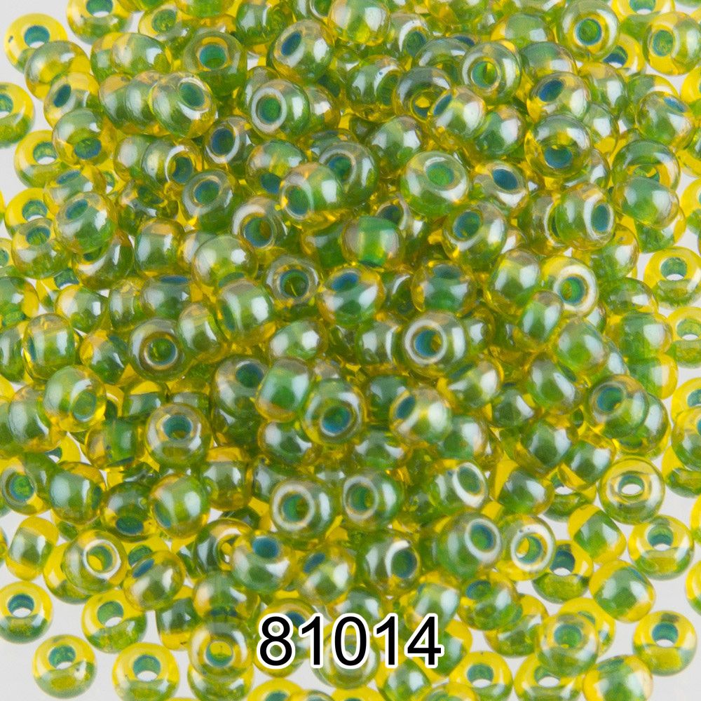 Бисер Preciosa круглый 10/0, 2.3 мм, 500 г, 81014 (Ф146) зеленый