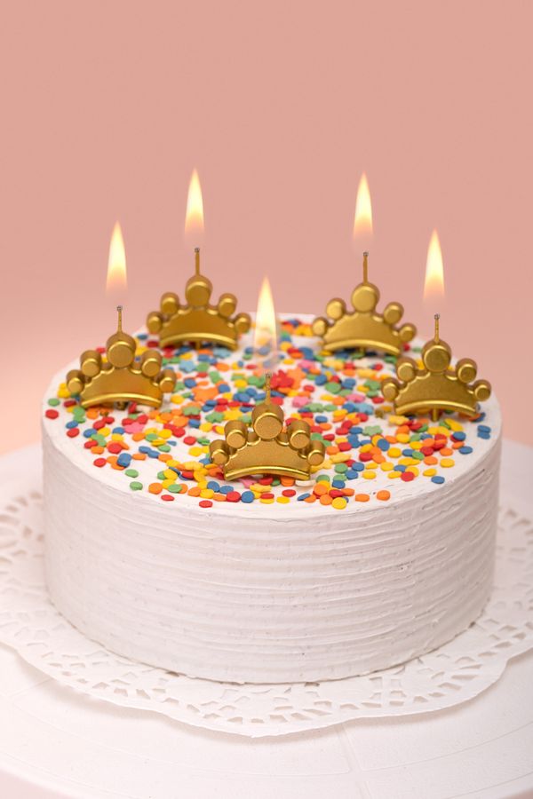 Набор свечей для торта 3.5 г, 12х5 шт, 01_короны, Boomzee BCD-21