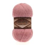 Пряжа Alize (Ализе) Angora Gold Simli / уп.5 мот. по 100 г, 500м, 144 темная пудра A