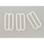 Рамки-регуляторы для бюстгальтера металл 20.0 мм, 004 приглушенный белый, Arta, 50 шт