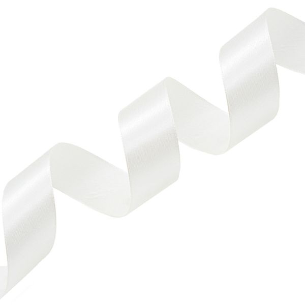 Лента атласная 1-сторонняя 25.0 мм / 22.86±1 метров, 047 молочный, Globus