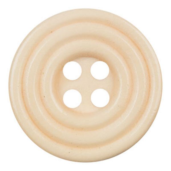 Пуговицы 4 прокола дерево 20 мм, 24 шт, №277 бежевый, Blitz DRN 0065