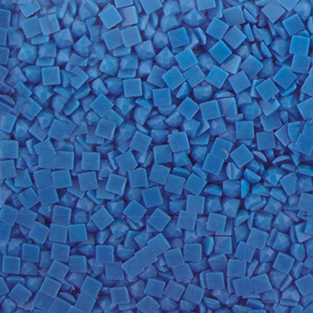 Стразы неклеевые акрил 2.3х2.3 мм, 10х10 г, /РП/, №3126 синий, Zlatka ZMS