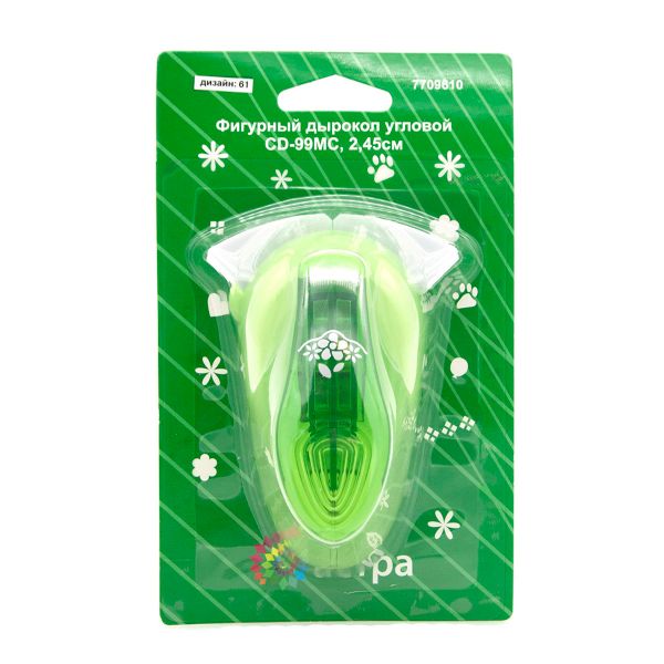 Фигурный дырокол угловой, 2,45 см, Astra&Craft (61 цветы крупные), CD-99MC