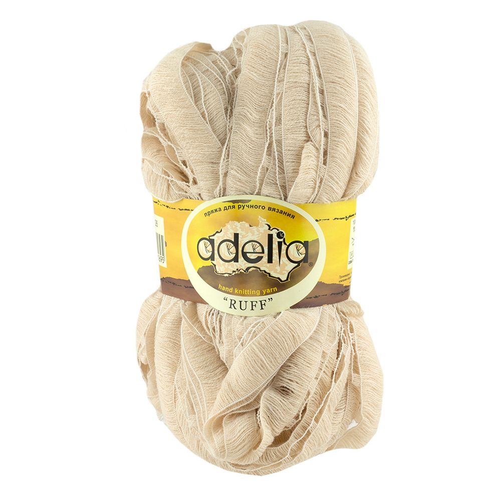 Пряжа Adelia Ruff / уп.2 мот. по 150г, 60м, 26 экрю