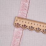 Тесьма-бахрома твидовая Шанель 30 мм / 45,7 м, розовый, 3AR2790