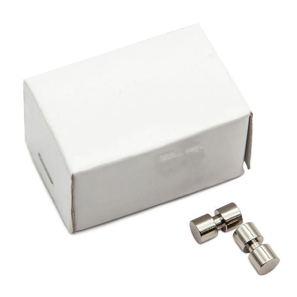 Наконечник для шнура металл 15х8 мм никель, 10 шт