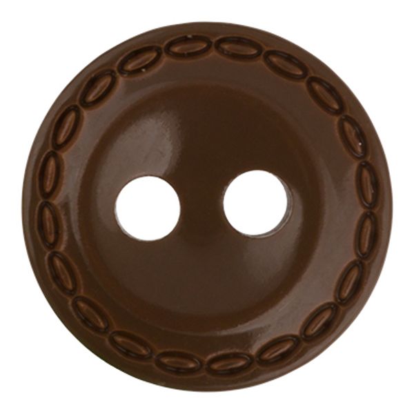 Пуговицы детские 10 мм, 36 шт, №D568 коричневый, Gamma AY 9947