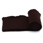 Подвяз (довяз) трикотажный, плотные, 10.0х42 см, 1 шт, 729 коричневый