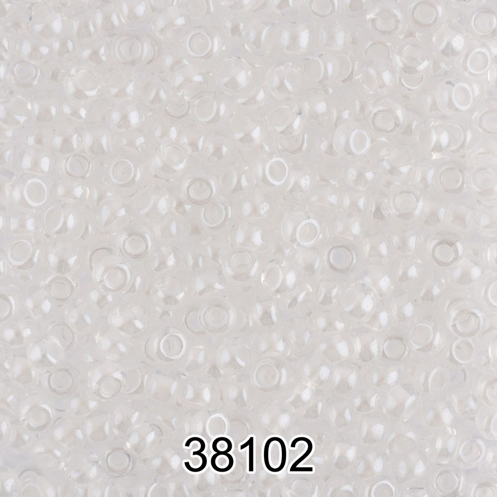 Бисер Preciosa круглый 10/0, 2.3 мм, 500 г, 38102 (Ф046) белый
