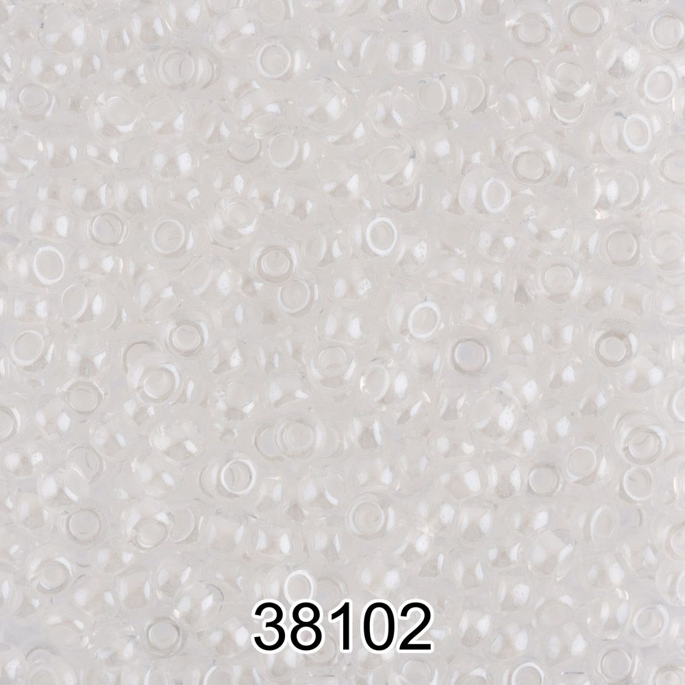 Бисер Preciosa 10/0 (2.3 мм), 500 г, 38102 (Ф046) белый
