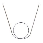 Спицы круговые ⌀2.5 мм, 60 см, 1 шт, серебристые, Prym 212112