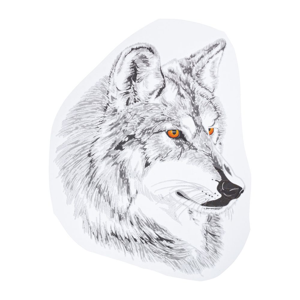 Термотрансфер, 1 шт, М-230 волк 16х12.8 см, Gamma M №02