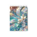 Блокнот на гребне, выборочный лак, A6 80 л., 4 шт, клетка, Во всей красе 01202, Светоч Б122