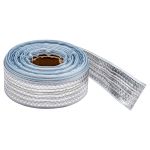 Лента декоративная подарочная 25.0 мм / 25±1 метров, рис.9015, 1 серебро, С3687Г17 Стрела-25