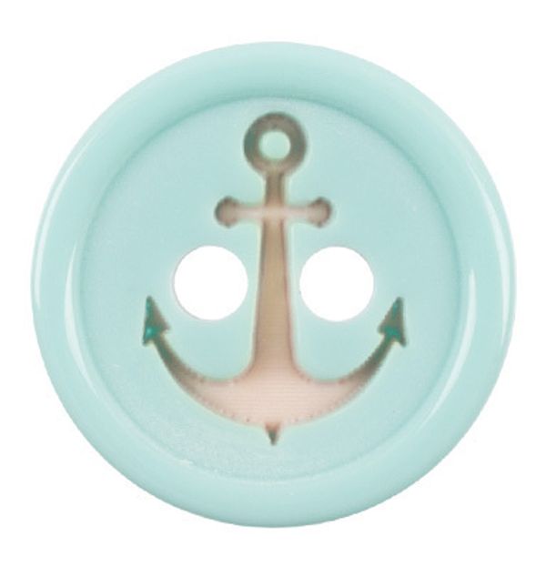 Пуговицы 2 прокола блузочные 11 мм, 36 шт, D533/D851 ментоловый/розовый, Gamma GEC 0013