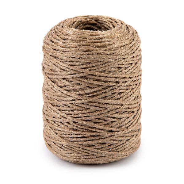 Шпагат джутовый ⌀1.1 мм, 90 м, полированный, 100% джут, суровый, Gamma ШД8