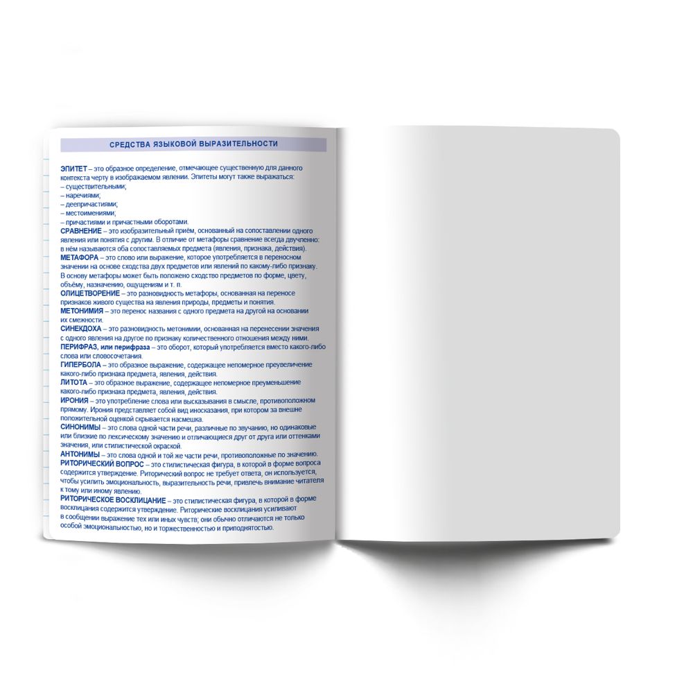 Тетрадь со справ.материал. Архивариус пластик.обл. 320мкм с тис.золот.фольгой. A5 48 л. на скобе 65 г/м², белизна 100% 10 шт линия, 01881 Архивариус Литература, Светоч Т291