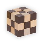 Головоломка деревянная, 1 шт, Змейка 1 элемент, Delfbrick DLS-05
