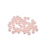 Бусины пластик ⌀8 мм, 50±2 шт, №06 св.розовый, Zlatka PB-2