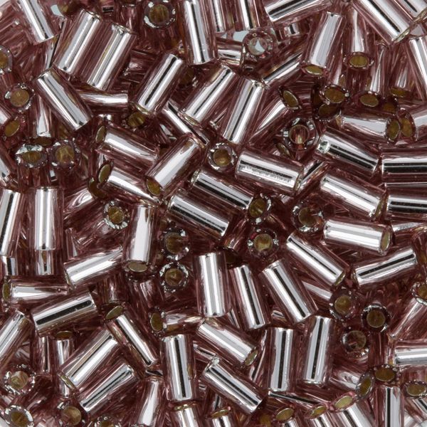 Бисер Toho Bugle 3 (3 мм), 25 г (5х5 г), 0026 бл.сиреневый