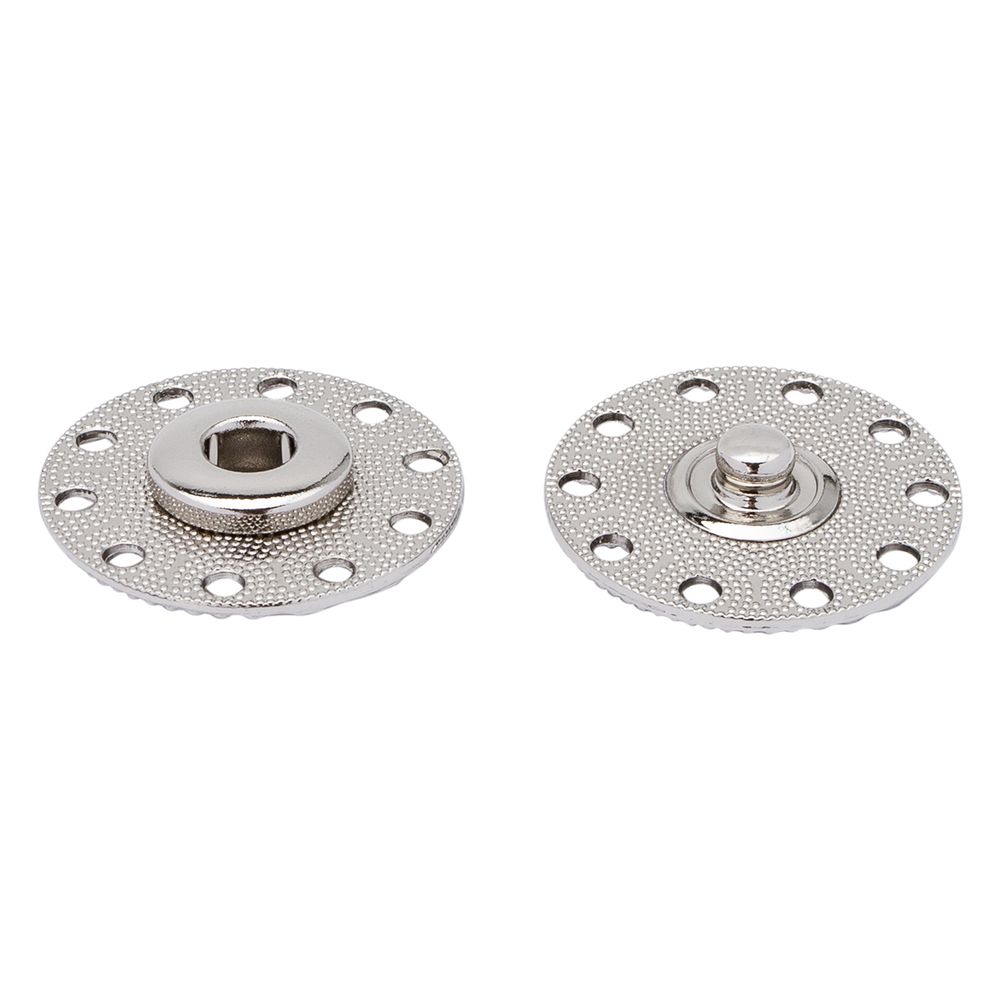 Кнопка пришивная металл ⌀25.0 мм, металл, S, уп.10 шт