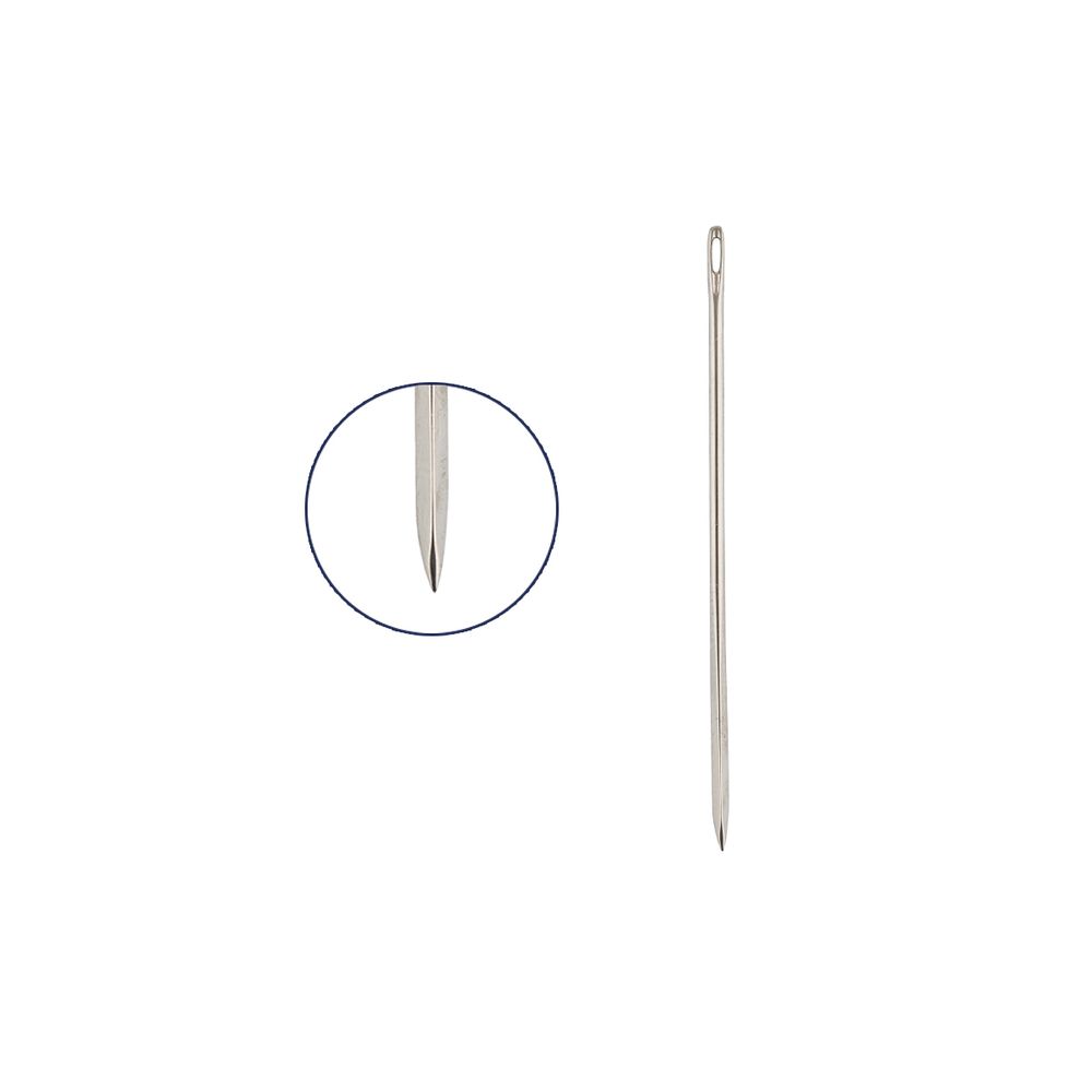 Иглы ручные для кожи №3-7, 5 шт, P, Gamma N-008