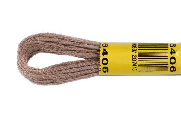 Мулине ПНК им.Кирова цв.6406 роз.серый, Россия, 24 мотка по 8 метров