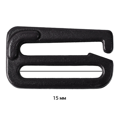 Крючки для бюстгальтера металл 14.4 мм, 170 черный, Arta, 50 шт